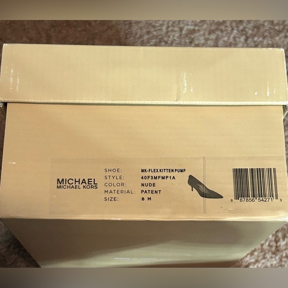 Michael Kors Nude Patent Leather Pumps (8) - Picture 8 of 8